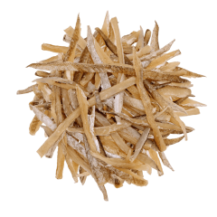 Dried pollock fillet strips with skin PREMIUM (1kg)