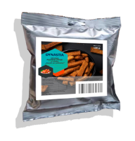 Wheat and rye croutons with Peking Duck flavor